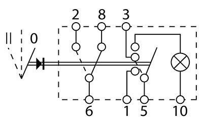 włącznik, przełącznik świateł awaryjnych Case, McCormick 245908C1