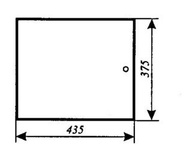 szyba do ciągnika Fendt - tylna dolna F281507220011 (820)