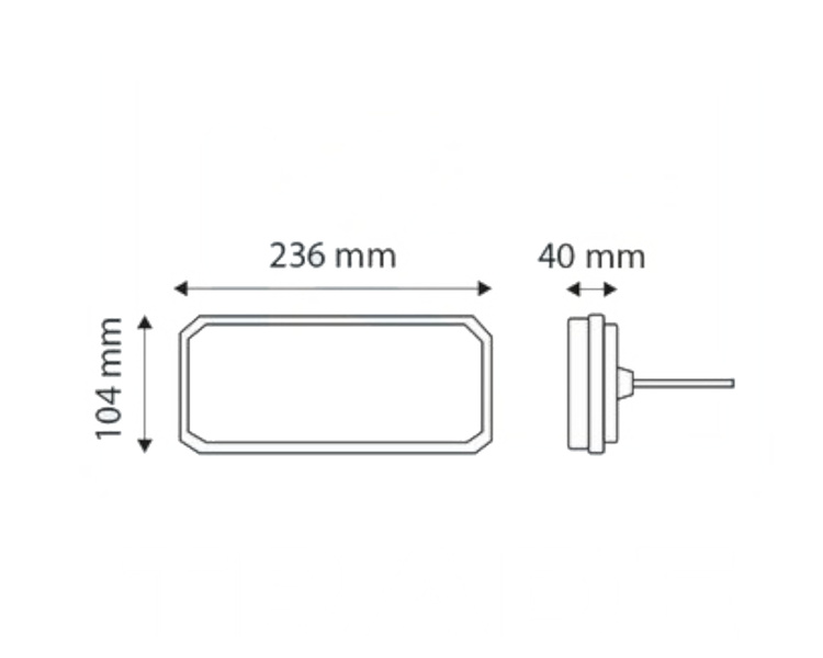 Zestaw lamp LED do przyczepy 5 funkcji z dynamicznym kierunkowskazem