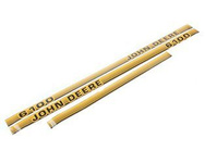 naklejka, logo na maskę John Deere 6100