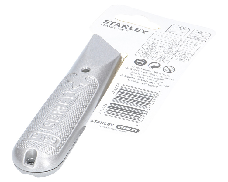 Nóż metalowy ostrze chowane trapez 10-199-2 Stanley