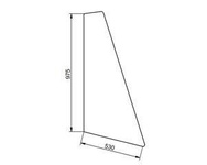 szyba Case - tylna narożna E43998 (2410)