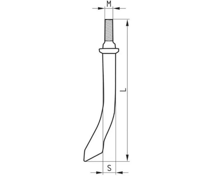 Ząb brony redlicowy M16, 20 x 190 mm 1215040020P