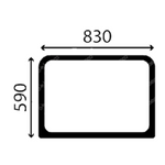 szyba Liebherr - dachowa 10009076 (2991)