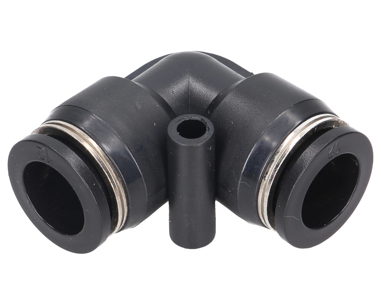 szybkozłącze pneumatyczne kolanko fi 12mm tekalan plastik