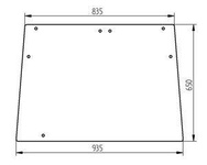 szyba Massey Ferguson 304 F, S, V - przednia 3553158M1 (2582)