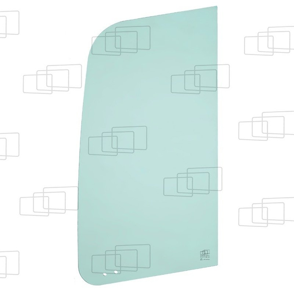 szyba koparka Doosan - drzwi górna przednia 500119-00086A (5044)