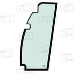 szyba do zamiatarki Bucher - drzwi lewe 158130I (5282)