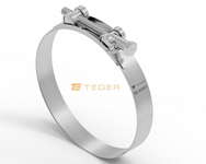 Opaska zaciskowa GBS 80-85 (obejma W1 - stal ocynkowana) szerkość 24mm TEGER