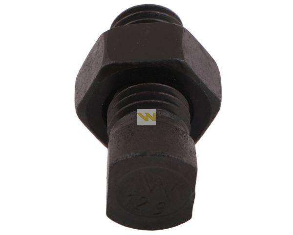 Śruba kpl. płużna oval z dwóch stron ścięta M14x39 mm kl.12.9 zastosowanie Vogel & Noot Waryński