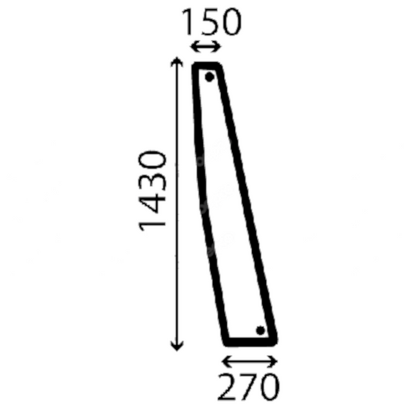 szyba New Holland - boczna prawa 944008305