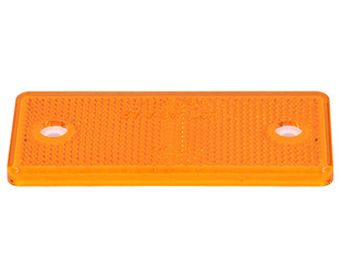 odblask pomarańczowy prostokątny przykręcany 96x42mm