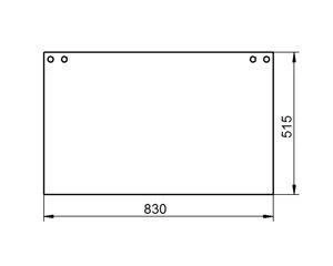szyba Case - tylna dolna E43995 (2412)