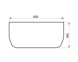 szyba Volvo - przednia dolna laminowana 15029342, 11205358 (3959)