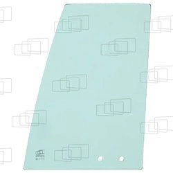 szyba do koparki Hyundai - drzwi górna tylna 75Q4-02270