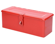 skrzynka na narzędzia, narzędziowa metalowa czerwona 285x105x110mm