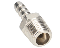 Końcówka pneumatyczna z gwintem zewnętrznym 1/4" z króćcem na przewód o średnicy 6MM