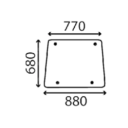 szyba - przednia otwierana 6005001098