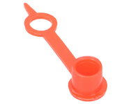 Osłonka smarowniczki M6 kolor czerwony TEGER