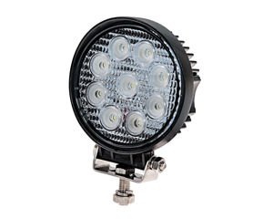 Lampa robocza okrągła 9x LED 27W 2200lm IP67