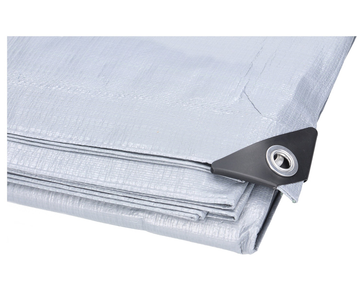 Plandeka SUPER MOCNA 4x6m (srebrna) gramatura 160g/m2