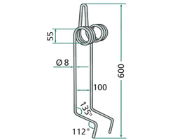 palec zagarniający siewnika Accord AC495754