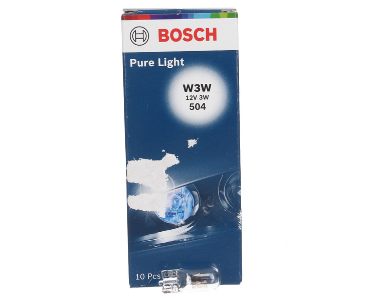 żarówka BOSCH W3W 12V 3W W2,1x9,5d 504 Pure Light