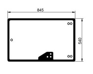 szyba ładowarka teleskopowa John Deere - tylna Z76047 (2163)