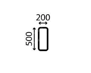 szyba do ciągnika Deutz-Fahr, Lamborghini - przednia dolna 0.015.0192.0 (5363)