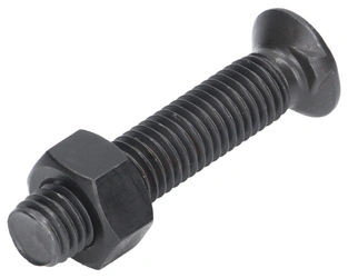 Śruba kpl. płużna dwunoskowa M12x60 mm kl.12.9 Waryński 