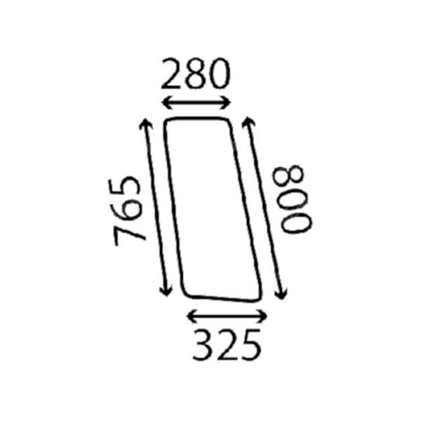 szyba - boczna lewa 3900781M1
