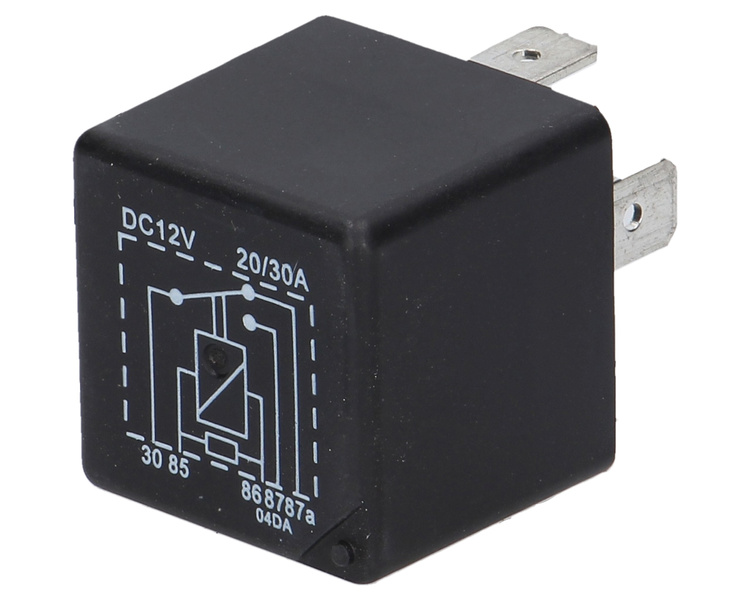 przekaźnik 5 PIN 12V, 20-30A, Case, John Deere, Massey Ferguson, New Holland