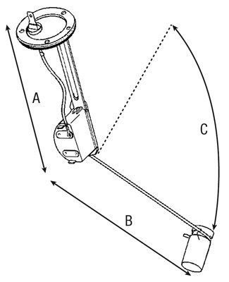 czujnik poziomu paliwa Case 1500494C92, 1500494R91