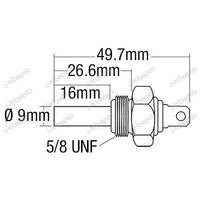 czujnik temperatury wody Case, David Brown 3072951R91