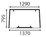 szyba Yanmar - przednia 1-942927