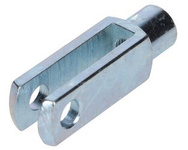 końcówka widełkowa siłownika gazowego M8, 32mm, fi 8mm