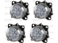 lampy przednie LED drogowe i mijania Massey Ferguson kpl 4 szt S.163751