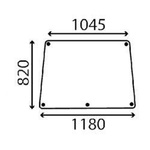 szyba Massey Ferguson - przednia 3304524M1