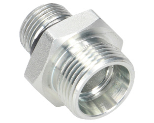 Złącze hydrauliczne proste BB (przyłączka) M22x1.5 (15L) x 3/8" BSP z uszczelnieniem XGE15LR-3/8"ED (G3/8X22) Waryński