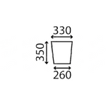 szyba Landini, Massey Ferguson - przednia dolna 3617586M1