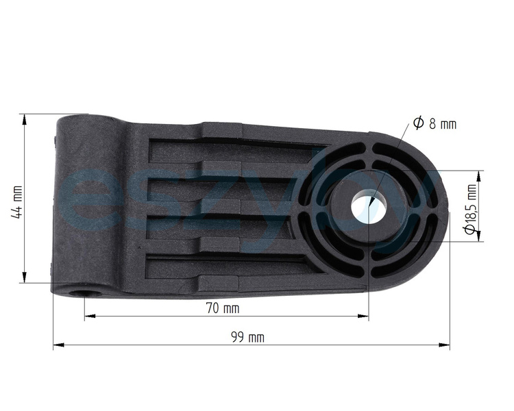 zawias szyby tylnej Massey Ferguson 3600, 4200 4300, 5400 3804698M2