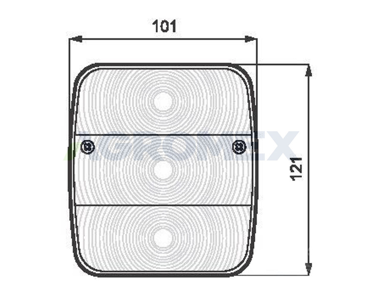 Lampa tylna stop, pozycja kierunkowskaz, oświetlenie tablicy 12V-24V