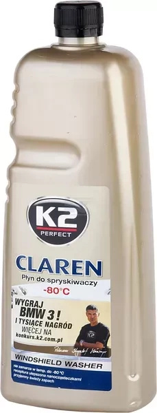 Koncentrat płynu zimowego do spryskiwaczy Claren K2, 1 l