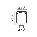 szyba do ciągnika John Deere - tylna ER372409 (3134)