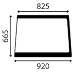 szyba Volvo - tylna VOE15156125
