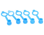 Osłonka smarowniczki M10 kolor niebieski TEGER 5 szt