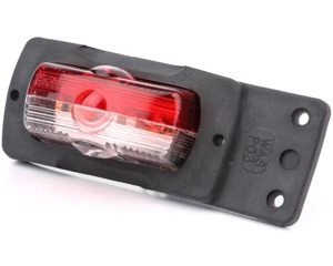 Lampa obrysowa przednio-tylna, biało czerwona