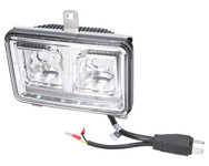 lampa przednia drogowa LED 168x108mm Massey Ferguson, Landini 3 funkcje