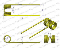 Palec podbieracza zastosowanie John Deere E41833 Waryński