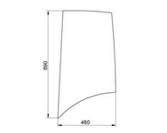 szyba - boczna 5388662557, 5388662556 (2192)